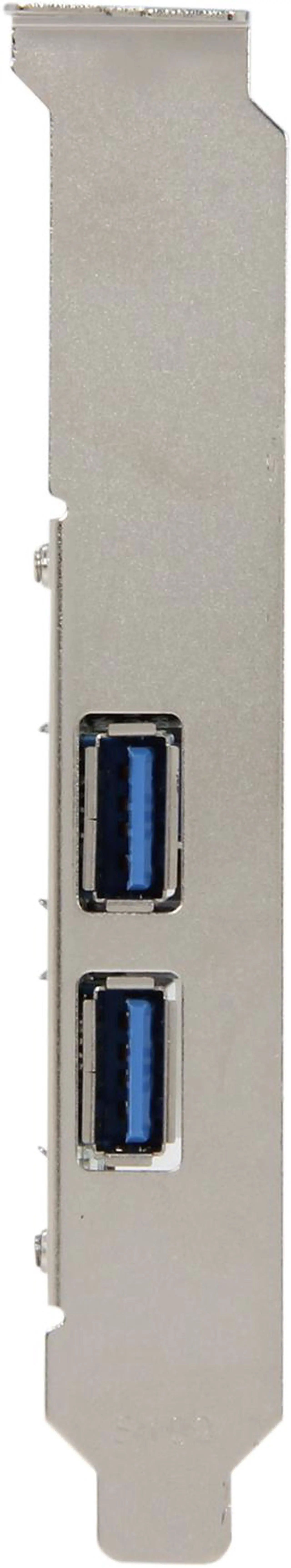Alt view image 3 of 6 - SYBA USB 3.0 External 2-port, 19-pin Header PCI-e Card,IDE Power Feed, Low Profile Bracket Bundled Model SY-PEX20140