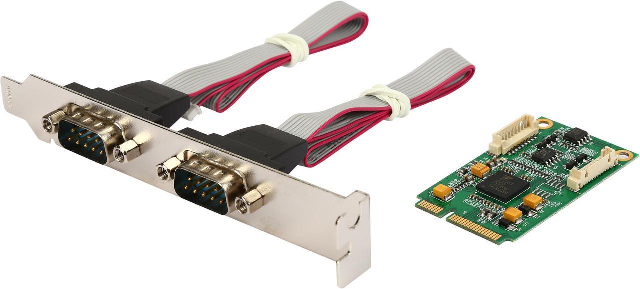 SYBA 2 Port Serial Mini PCI-e Controller Card (RS-422) Model SI-MPE15048