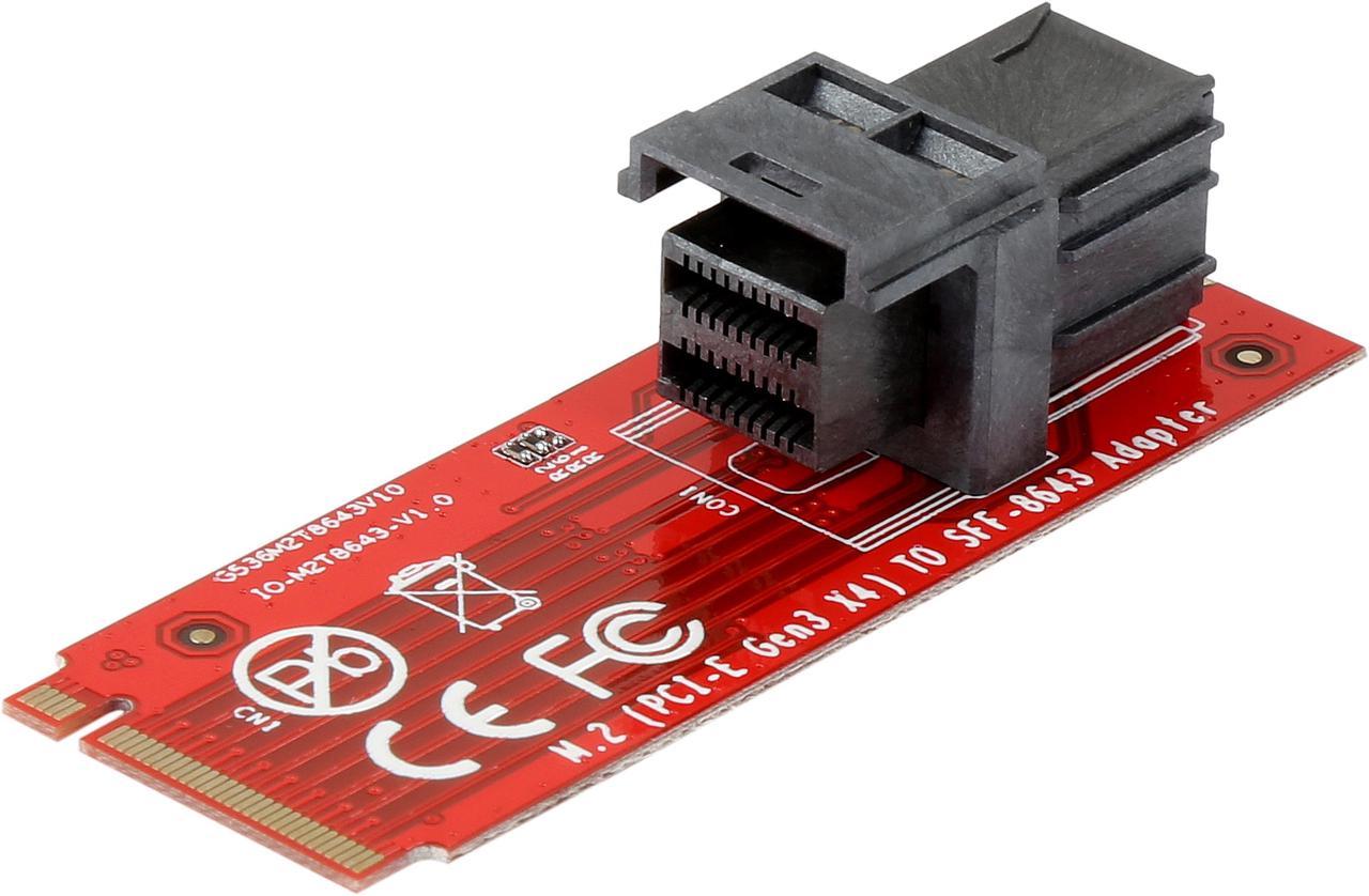 SYBA U.2 (SFF-8639) to M.2 M-Key NVMe Adapter Model SI-ADA40121