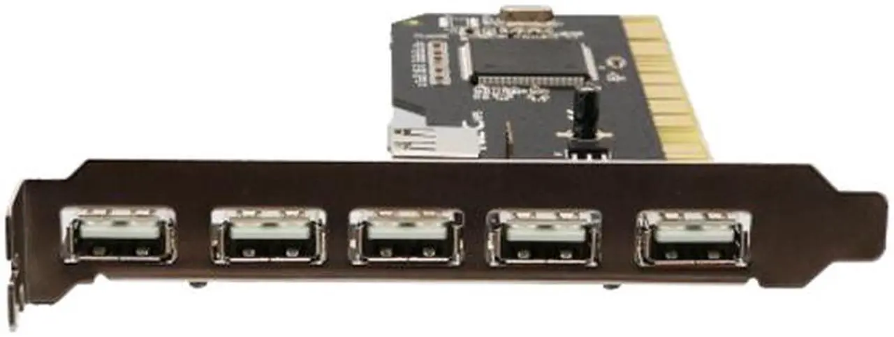 Alt view image 5 of 6 - Syba SD-NECU2-3E1I 4-port (3+1) USB 2.0 PCI Card, NEC Chipset