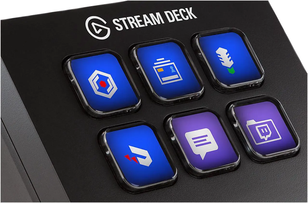 Alt view image 6 of 10 - Elgato Stream Deck Mini - Live Content Creation Controller 6 Customizable LCD Keys Windows 10 macOS 10.13 Later