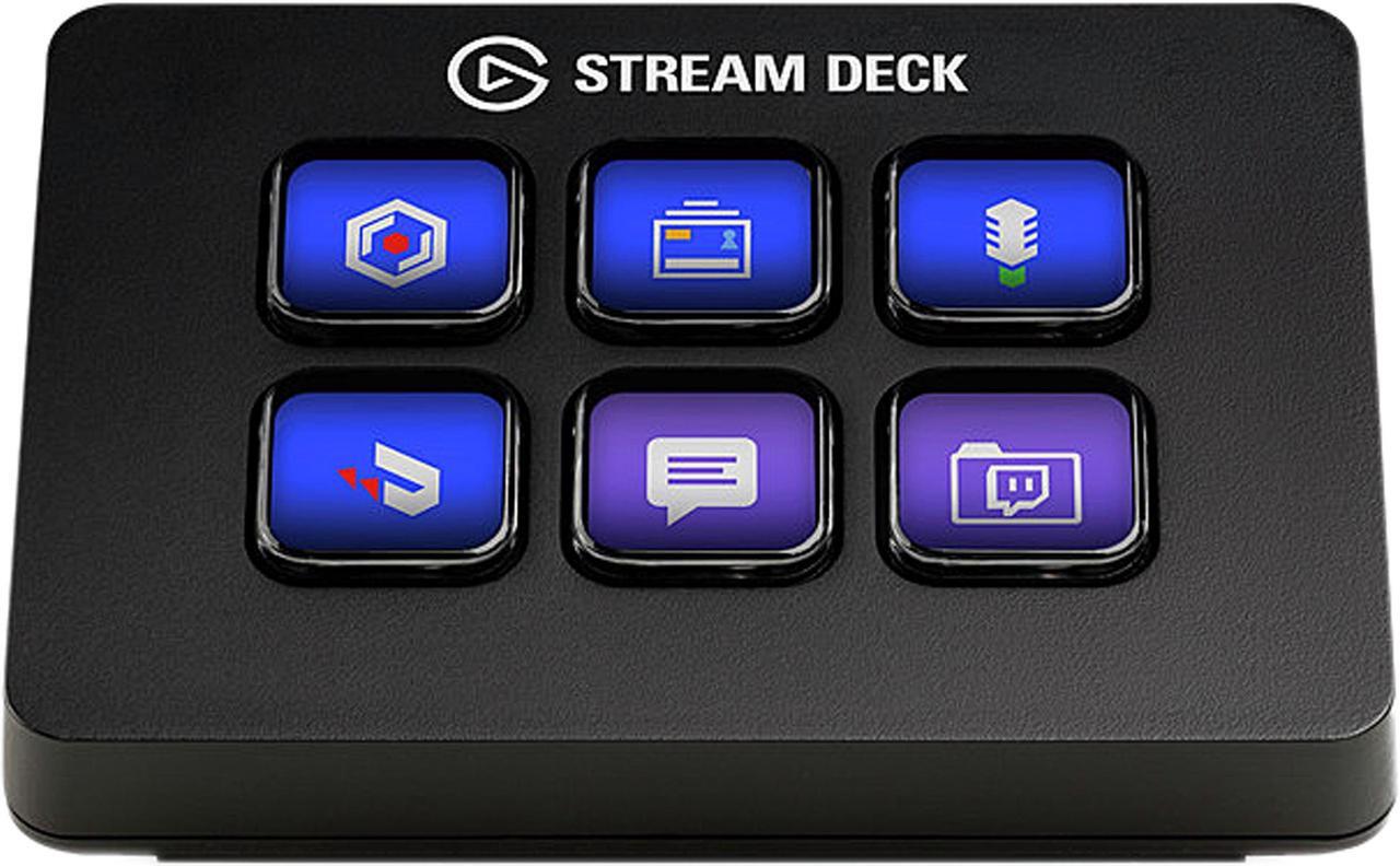 Alt view image 2 of 10 - Elgato Stream Deck Mini - Live Content Creation Controller 6 Customizable LCD Keys Windows 10 macOS 10.13 Later