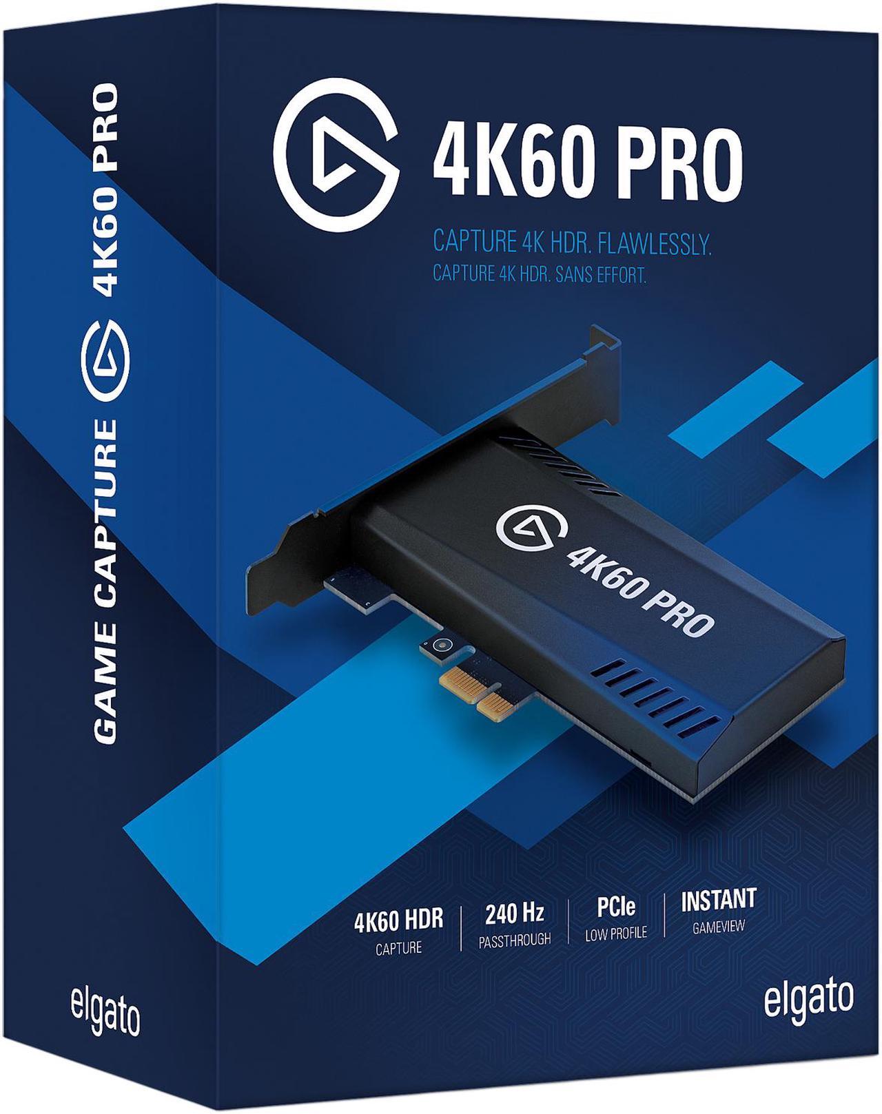 Alt view image 6 of 8 - Elgato Game Capture 4K60 Pro MK.2 - 4K60 HDR10 Capture and Passthrough, PCIe Capture Card, Superior Low Latency Technology