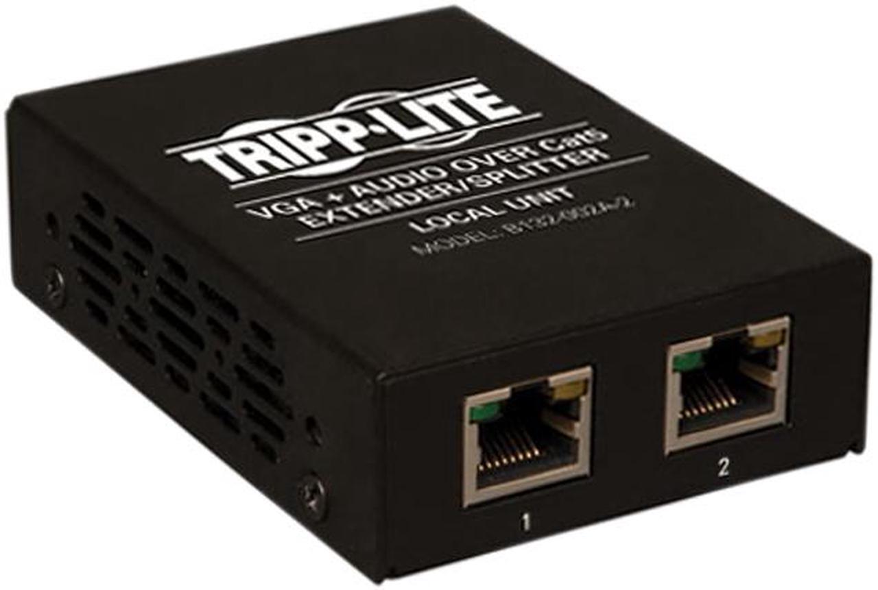 Main image of Tripp Lite VGA + Audio over Cat5 Extender 2-Port Transmitter HD15 RJ45 TAA B132-002A-2