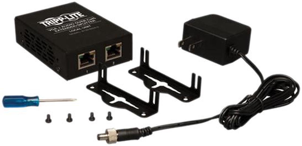 Alt view image 3 of 3 - Tripp Lite VGA + Audio over Cat5 Extender 2-Port Transmitter HD15 RJ45 TAA B132-002A-2