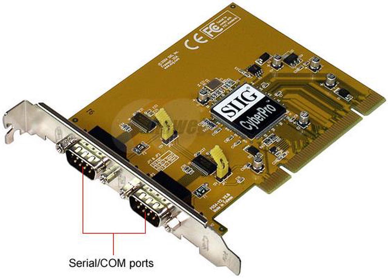 SIIG CyberSerial Dual PCI to Serial Port Card Model JJ-P02012