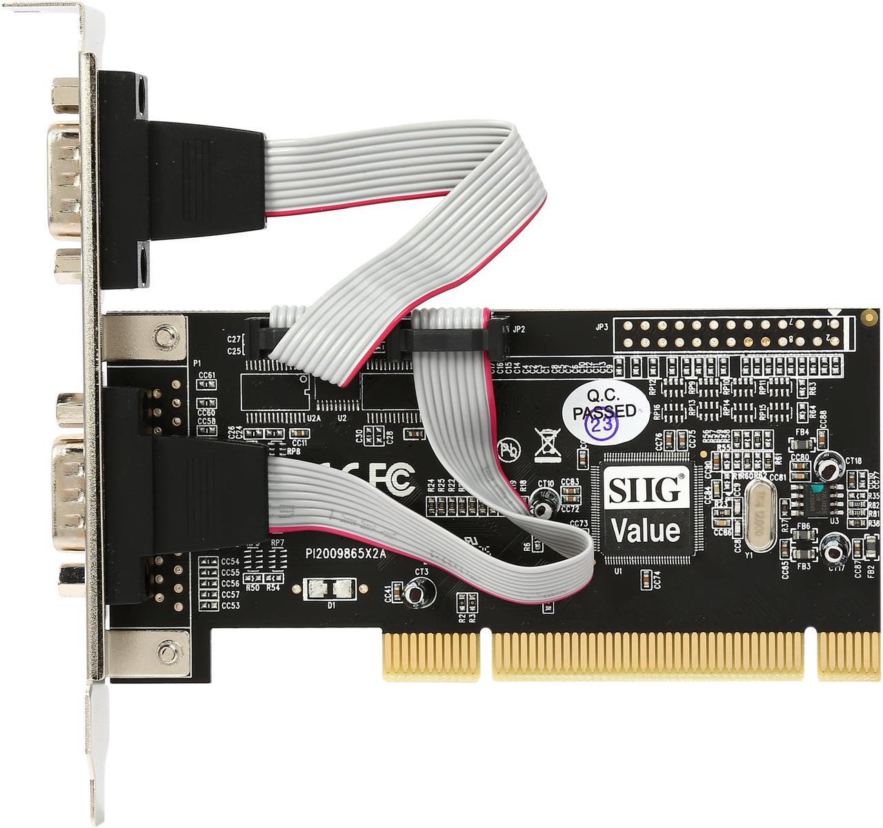 Alt view image 4 of 5 - SIIG 2-Port 9-pin Serial Ports PCI Card Model JJ-P20511-S3 - OEM