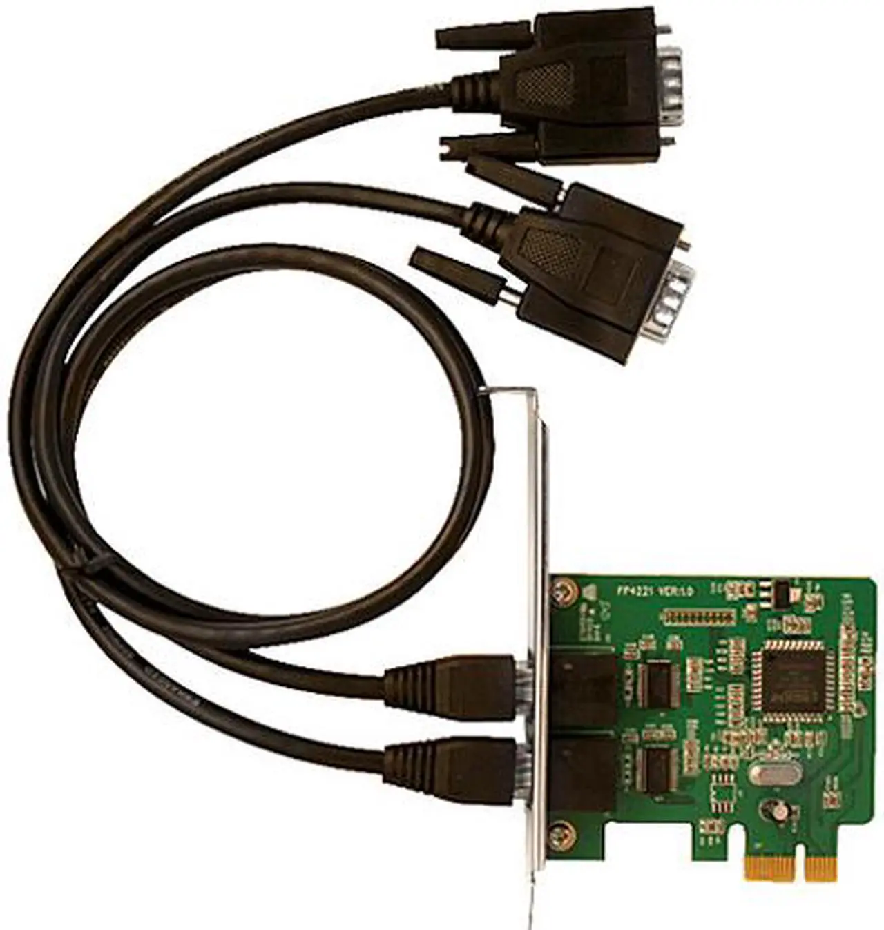 SIIG DP 2-Port Industrial 232/422/485 Universal PCI Adapter Card With