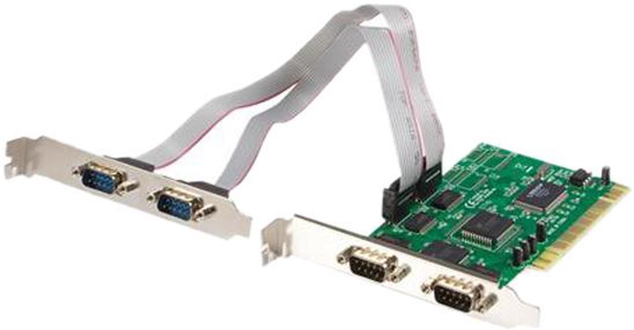 Alt view image 2 of 5 - StarTech.com Value 4 Port 16550 Serial PCI Card Model PCI4S550N