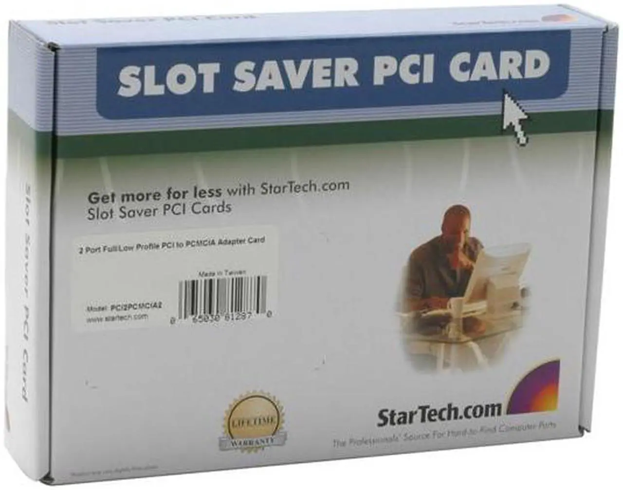 Alt view image 6 of 6 - StarTech.com 2 Port CardBus/PCMCIA to PCI Adapter Card Model PCI2PCMCIA2