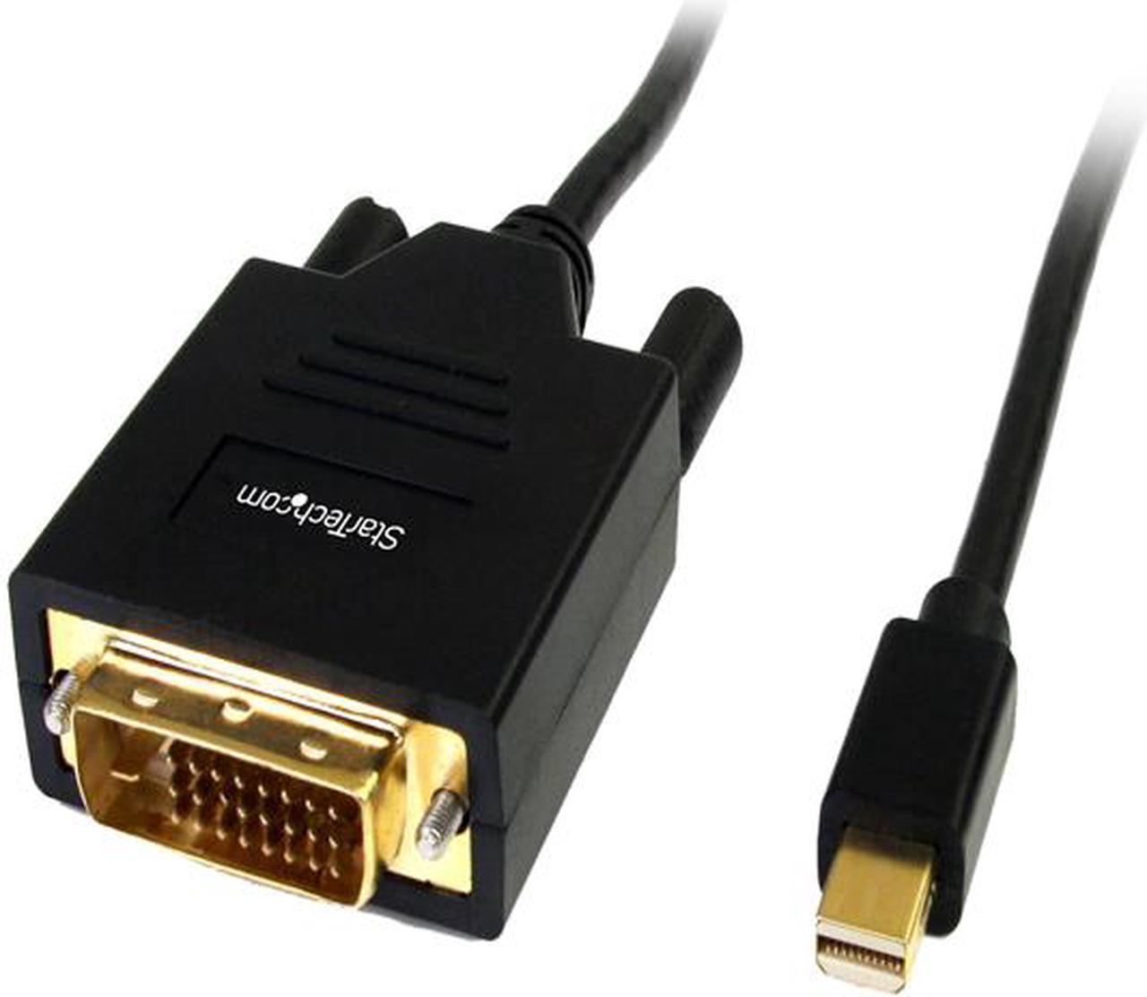 StarTech.com MDP2DVIMM6 6 ft Mini DisplayPort to DVI Cable - M/M - MDP to DVI Cable - MiniDP to DVI - Mini DP to DVI Converter