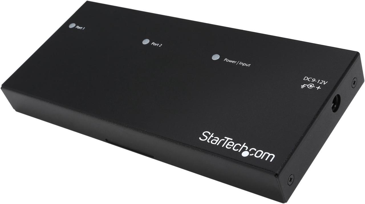 StarTech.com ST122DVIA 2 Port DVI Video Splitter with Audio