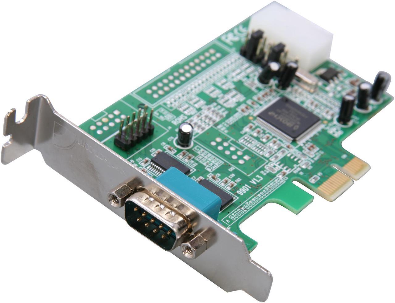 StarTech.com 2 Port Low Profile Native RS232 PCIE Serial Card with 16550 UART Model PEX2S553LP