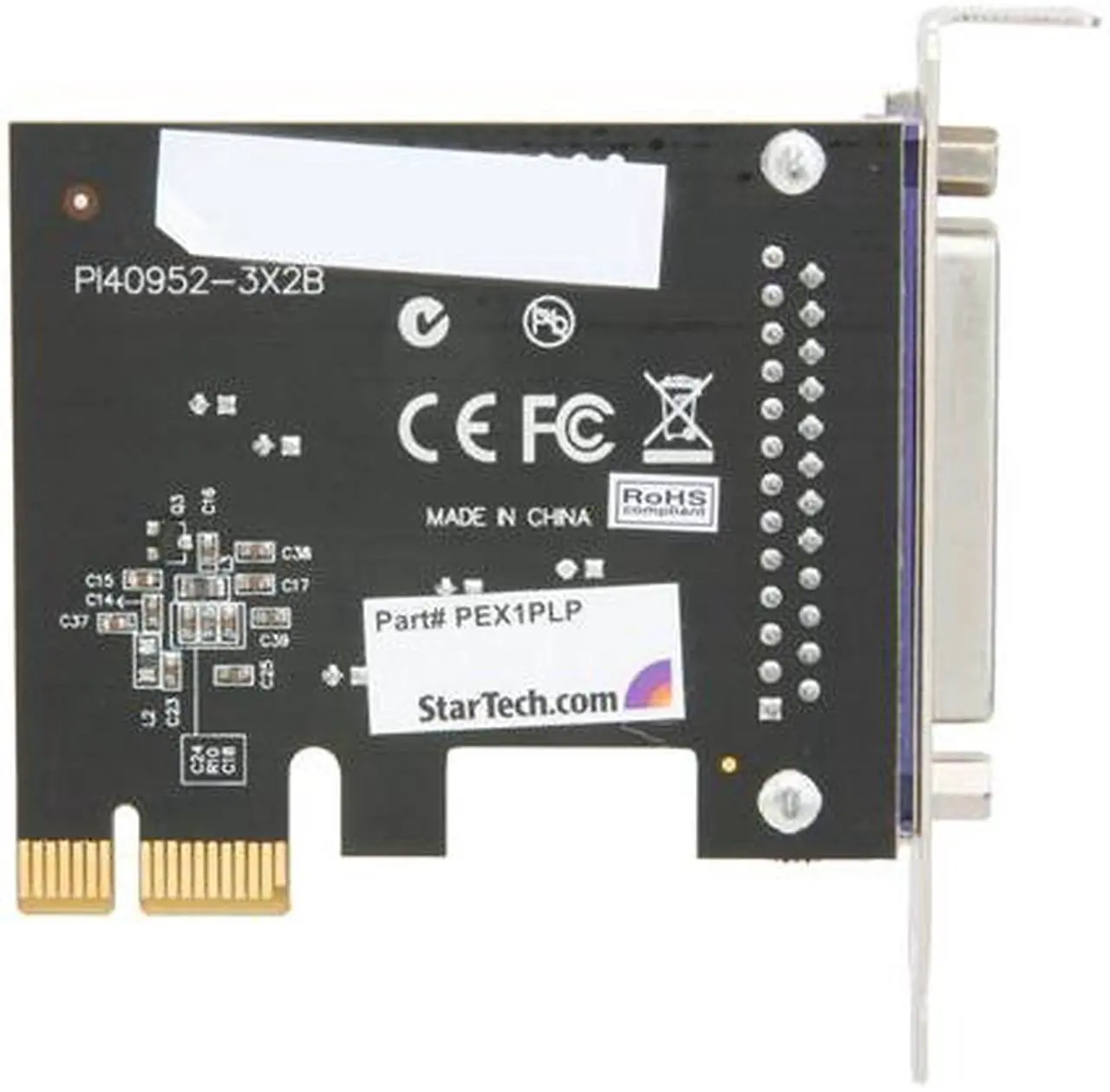Alt view image 4 of 5 - StarTech.com PEX1PLP 1 Port PCI Express Low Profile Parallel Adapter Card - SPP/EPP/ECP