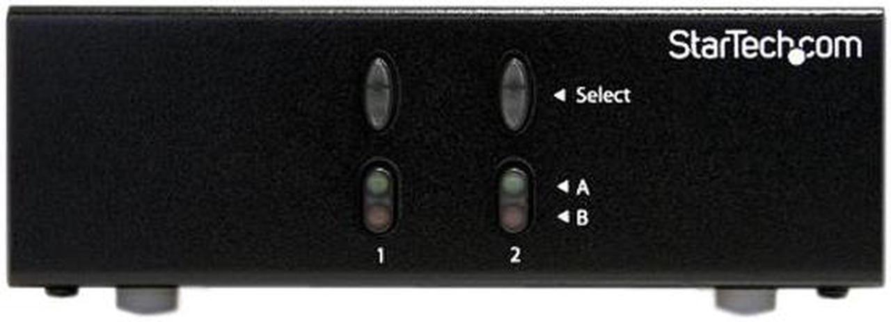 Alt view image 2 of 3 - StarTech.com ST222MXA 2x2 VGA Matrix Video Switch Splitter with Audio
