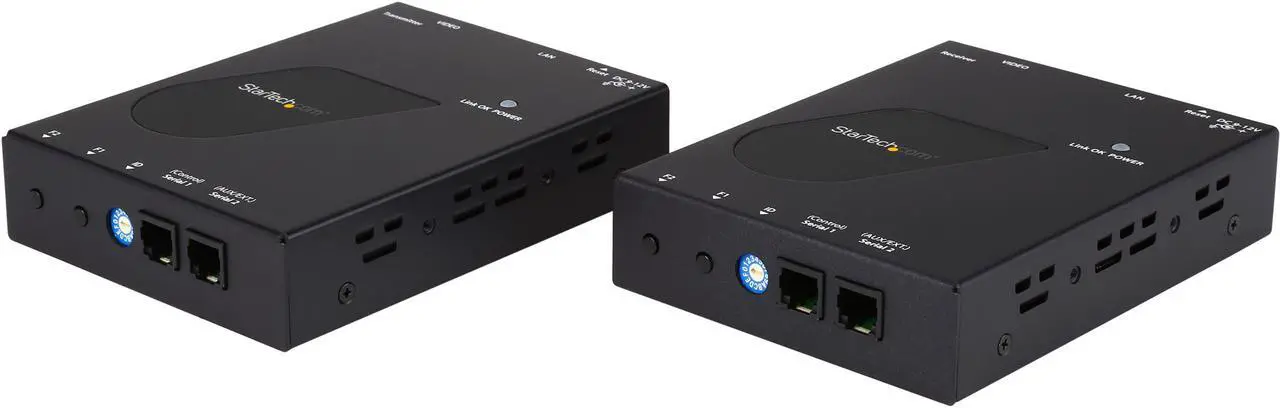 Main image of StarTech.com ST12MHDLAN HDMI Video Over IP Gigabit LAN Ethernet Extender Kit - 1080p - HDMI Extender over Cat6 LAN - up to 330 feet (100 meters)