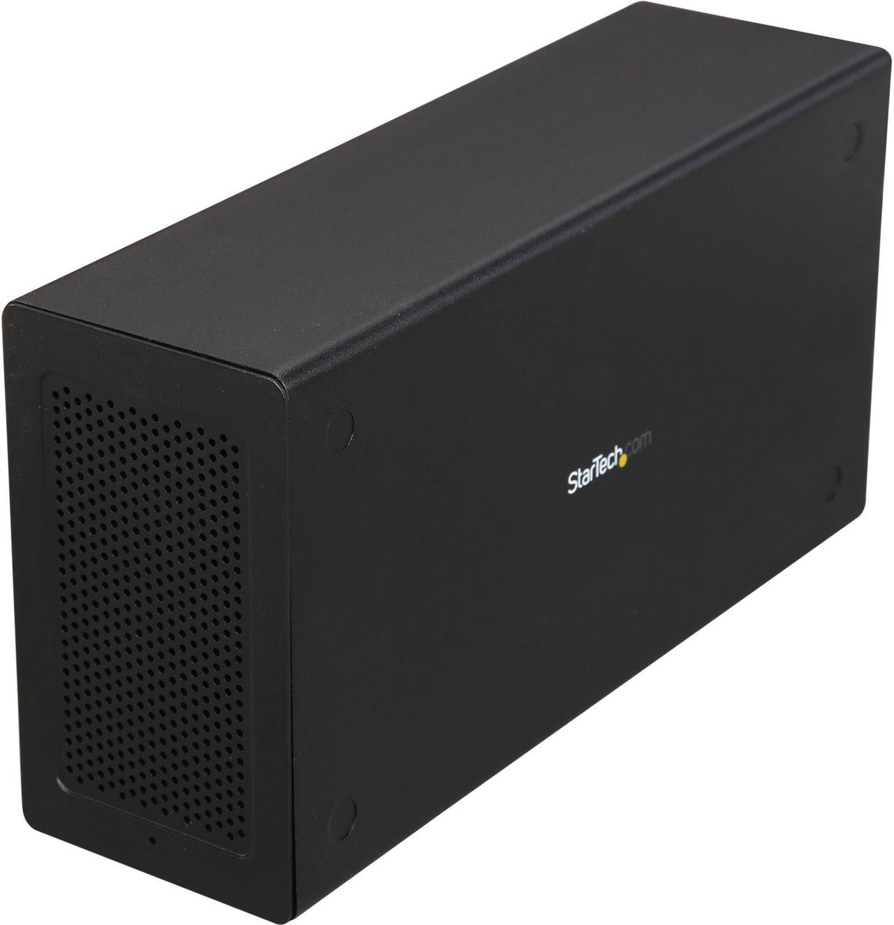 StarTech.com TB31PCIEX16 Thunderbolt 3 PCIe Expansion Chassis - Thunderbolt 3 to 16 x PCIe - Aluminum - PCIe SSD - External PCIe Enclosure - PCIe Slot