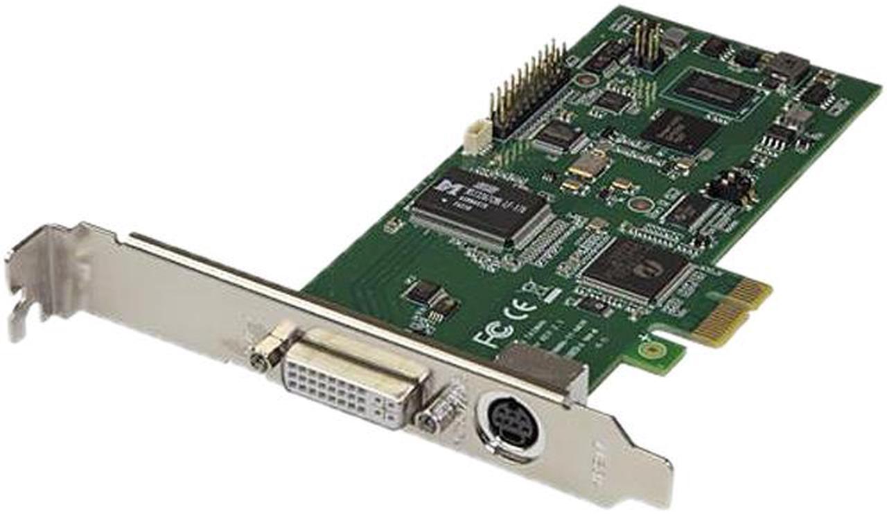 StarTech PEXHDCAP60L2 PCIe Video Capture Card - 1080P at 60 FPS - HDMI / VGA / DVI / Component - PC Capture Card - Internal Capture Card