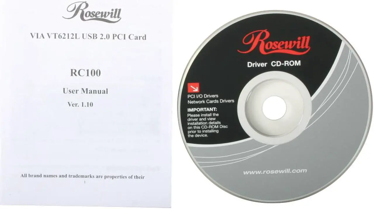 Alt view image 7 of 9 - Rosewill Model RC-100 - Low-Profile PCI to 2 + 1 USB 2.0 Card