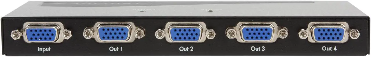 Alt view image 3 of 6 - C2G 29504 4-Port VGA Monitor Splitter/Extender (Female Input) TAA Compliant, Black