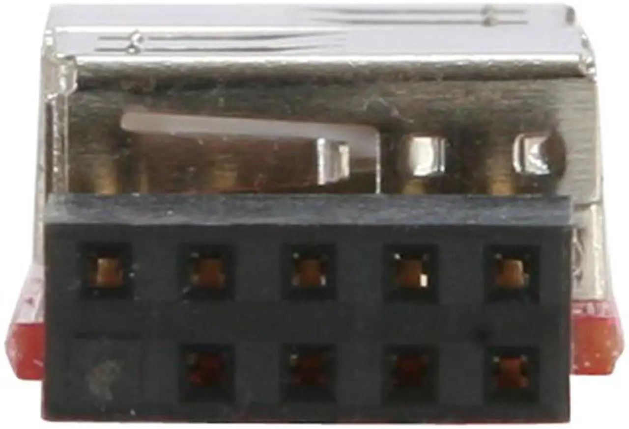 Alt view image 4 of 6 - Koutech USB 2.0 Header-Pin to Dual Type-A adapter Model IO-UU220