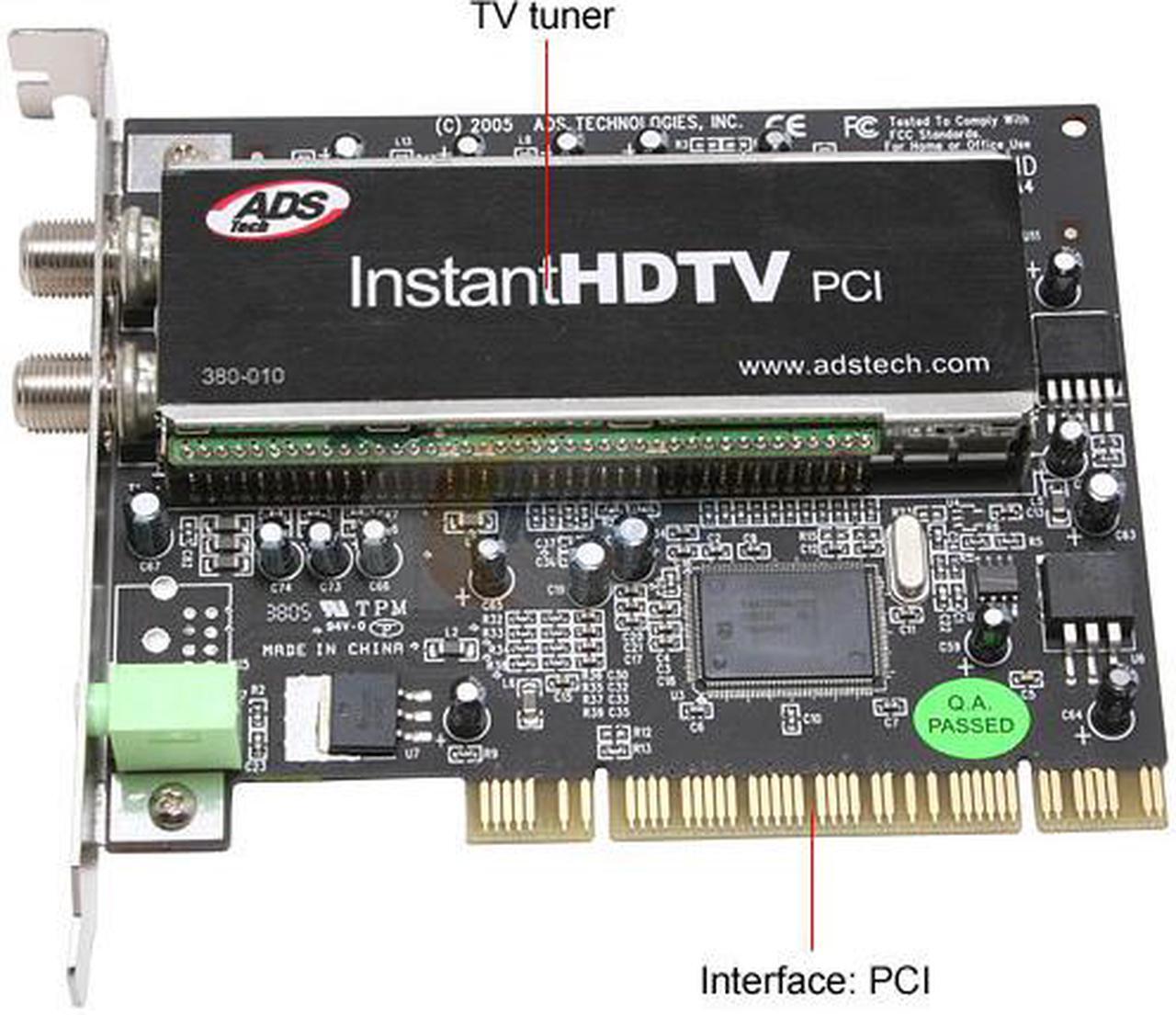 Alt view image 3 of 5 - ADS Tech PTV-380-ef Instant HDTV PCI Tuner Card