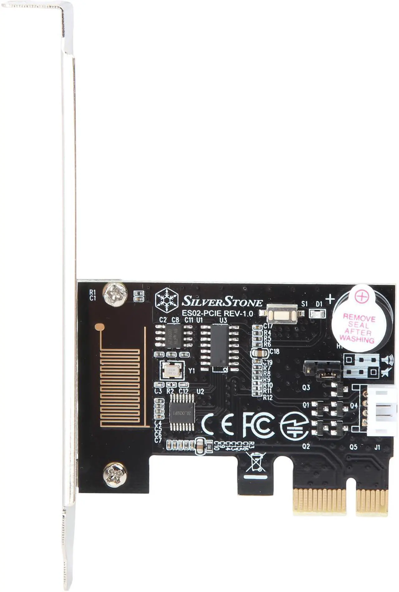 Alt view image 3 of 7 - Silverstone SST-ES02-PCIE 2.4Ghz Wireless Computer Power and Reset Remote Switch