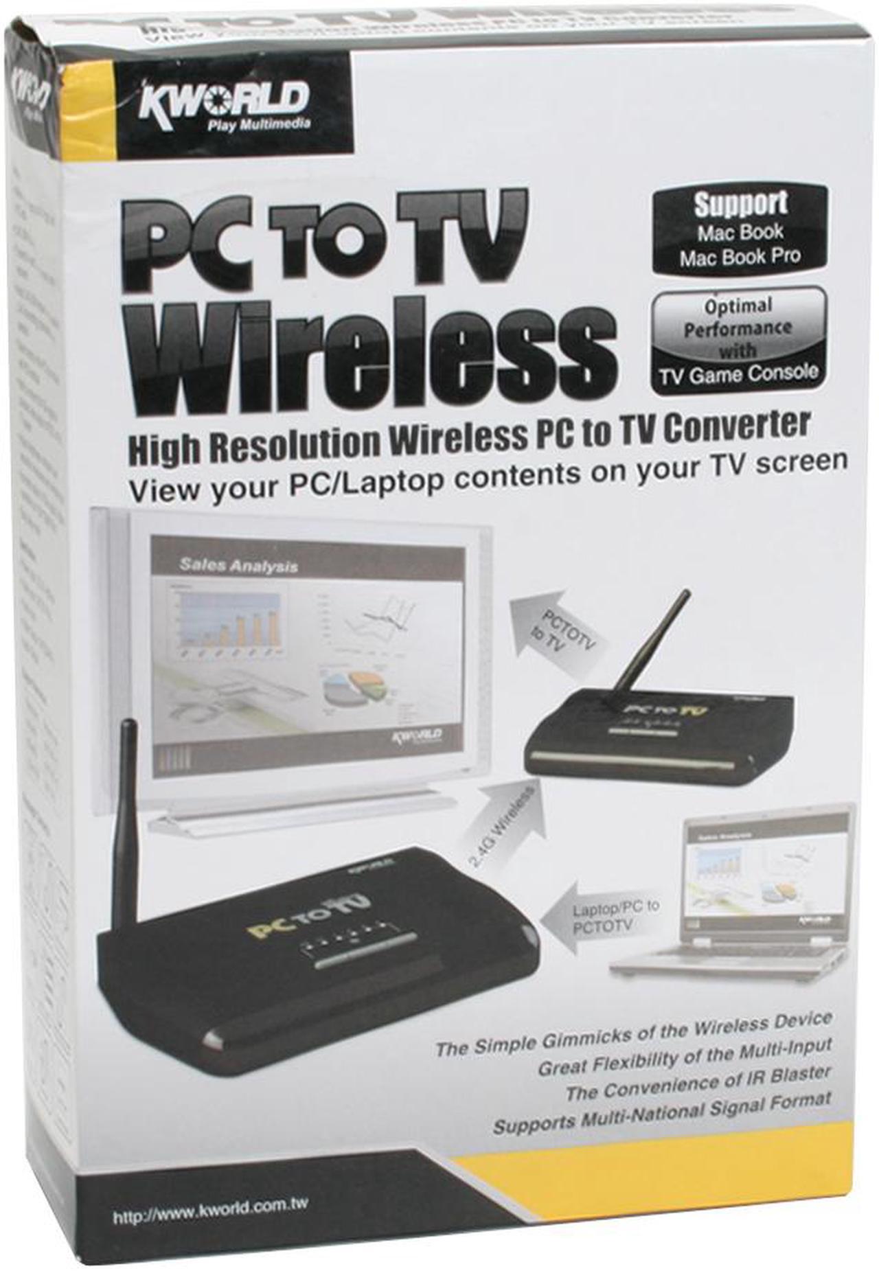 Alt view image 12 of 12 - KWORLD 2.4G Wireless AV/PC TO TV Converter SA240 Wireless Interface