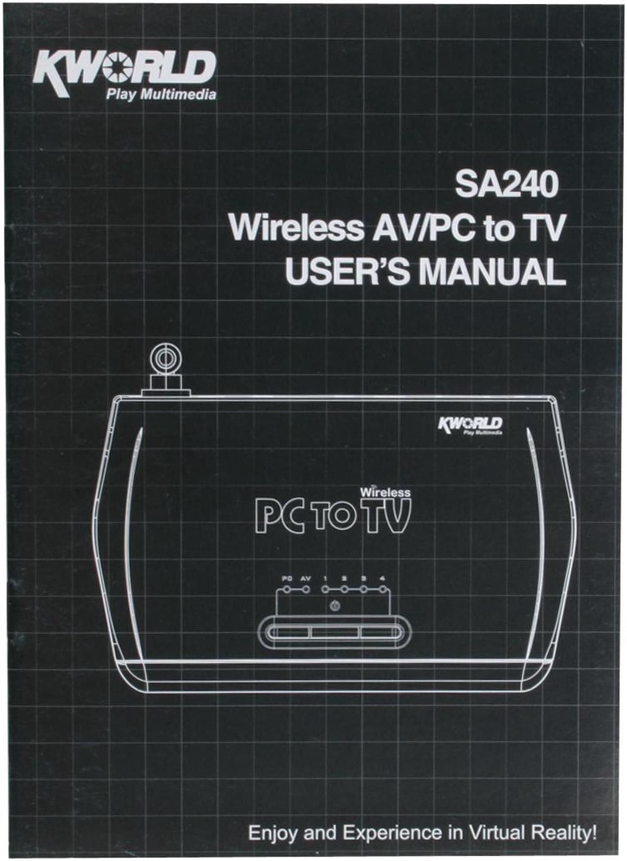 Alt view image 11 of 12 - KWORLD 2.4G Wireless AV/PC TO TV Converter SA240 Wireless Interface