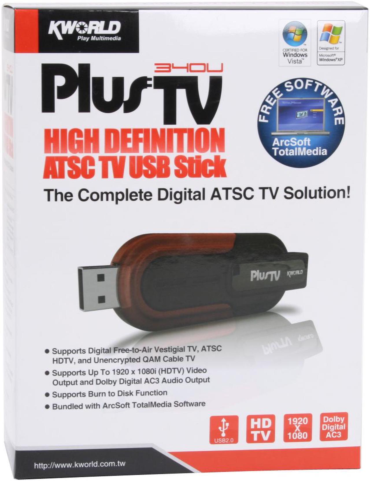 Alt view image 9 of 9 - KWORLD ATSC 340U Dongle ATSC TV USB Stick ATSC 340U USB 2.0 Interface