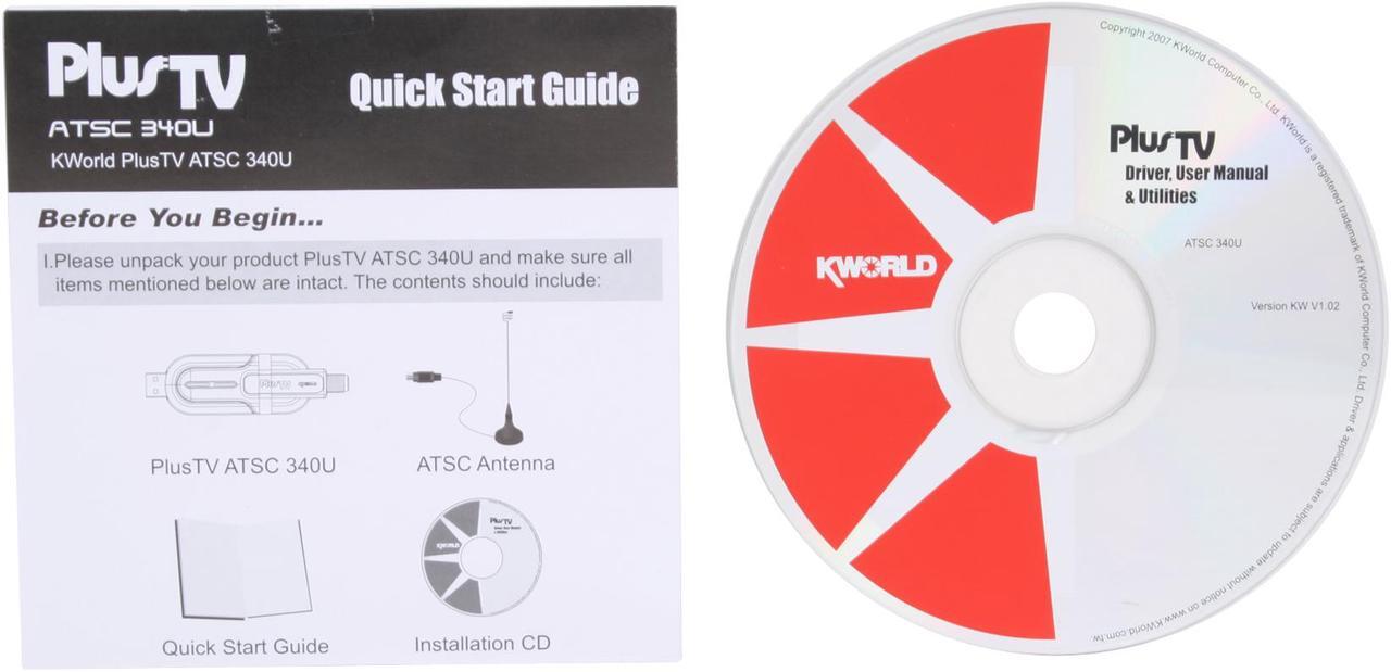 Alt view image 8 of 9 - KWORLD ATSC 340U Dongle ATSC TV USB Stick ATSC 340U USB 2.0 Interface