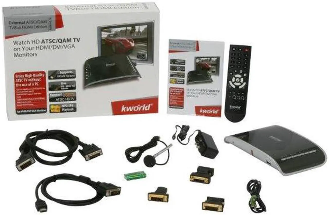 Alt view image 2 of 2 - KWorld SA295-Q DE External ATSC/QAM TVBox HDMI Edition