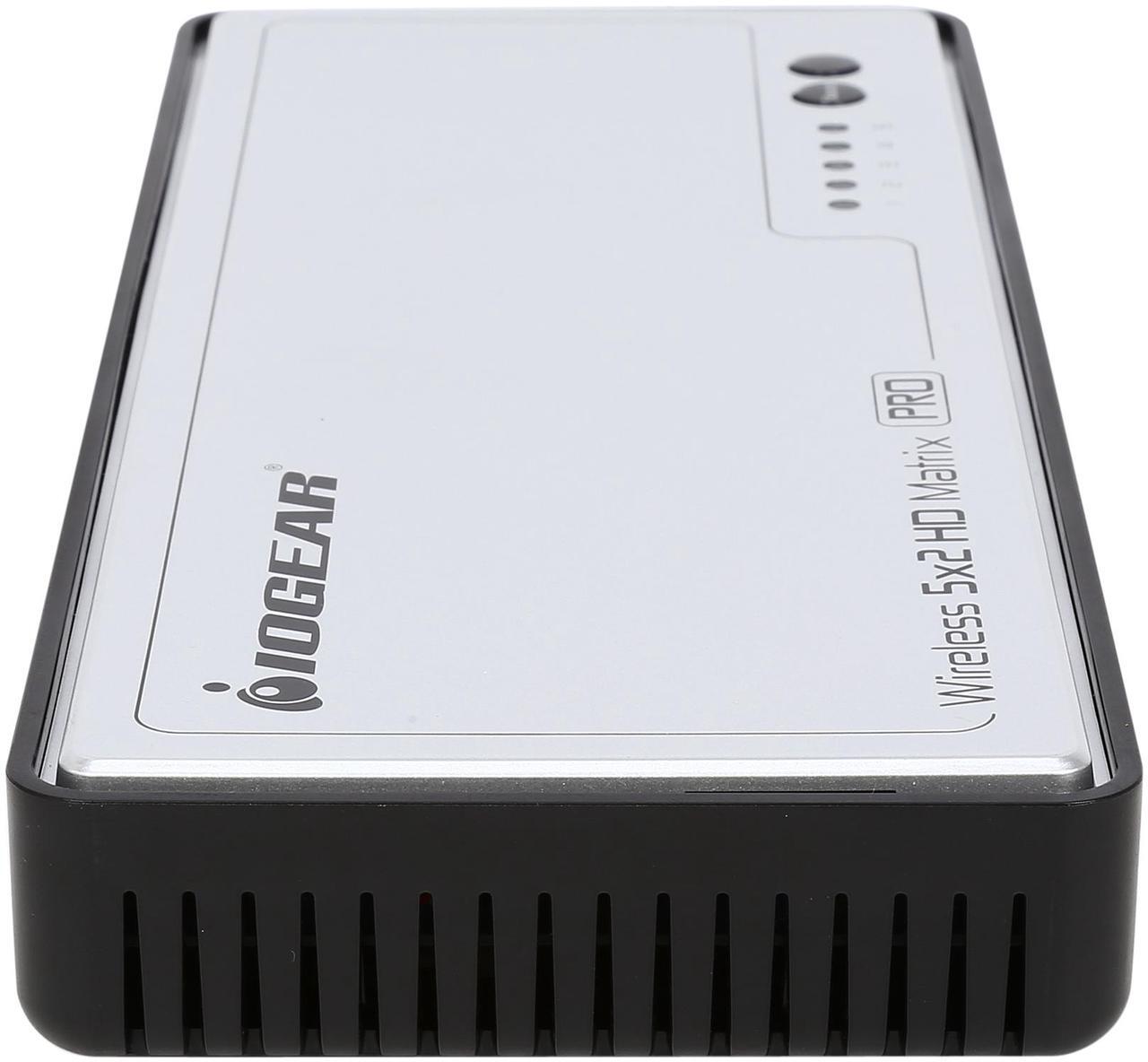 Alt view image 3 of 10 - IOGEAR GWHDMS52MBK4 Long-Range HDMI® Wireless Video 5x2 Matrix PRO with 4 Receivers