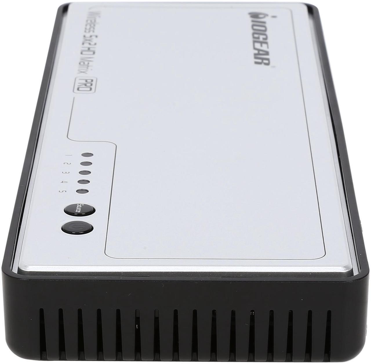 Alt view image 4 of 10 - IOGEAR GWHDMS52MBK4 Long-Range HDMI® Wireless Video 5x2 Matrix PRO with 4 Receivers