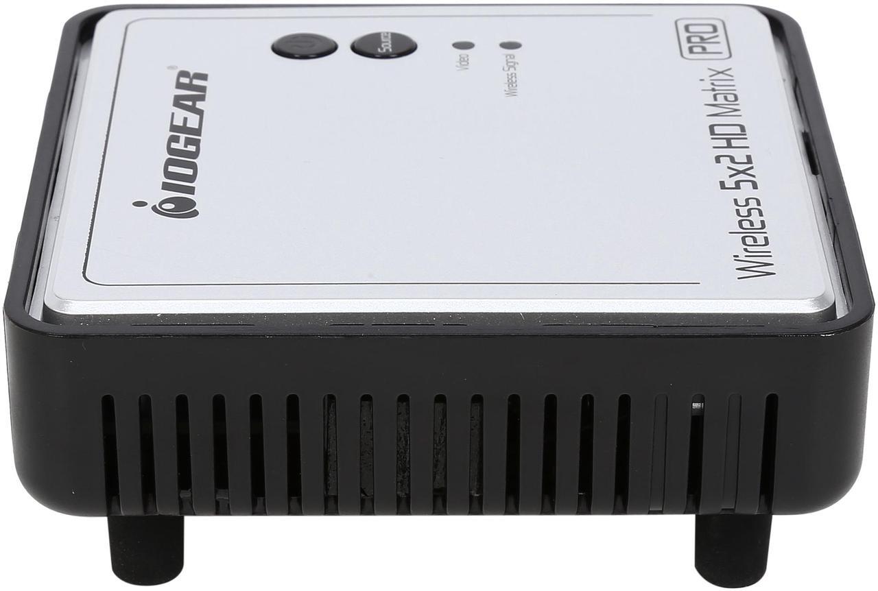 Alt view image 6 of 10 - IOGEAR GWHDMS52MBK4 Long-Range HDMI® Wireless Video 5x2 Matrix PRO with 4 Receivers