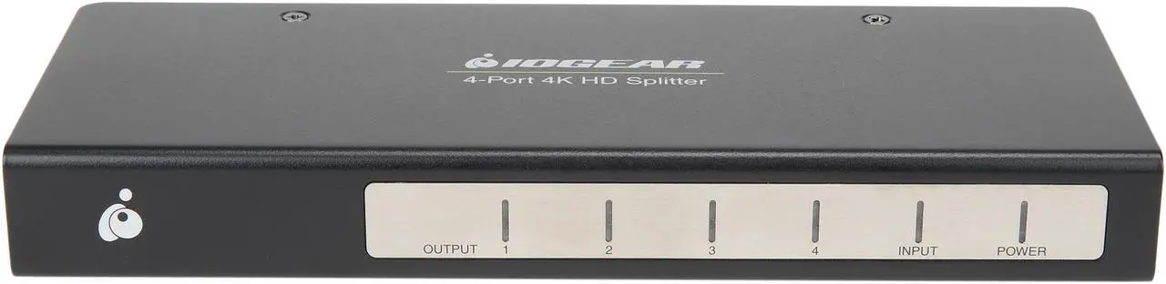 Alt view image 3 of 6 - IOGEAR 4-Port Cinema 4K Splitter with HDMI connectors GHSP8424B