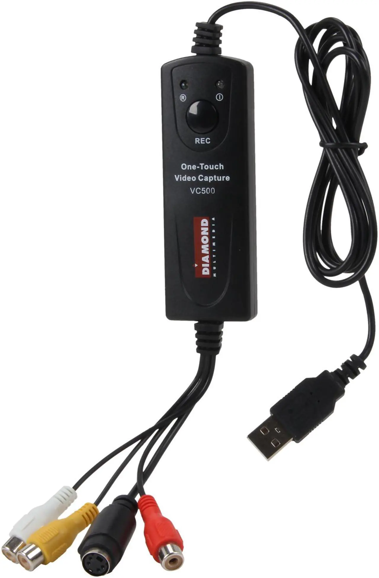 Main image of DIAMOND VC500 One Touch Video Capture, Edit and Burn to DVD USB 2.0 Adapter