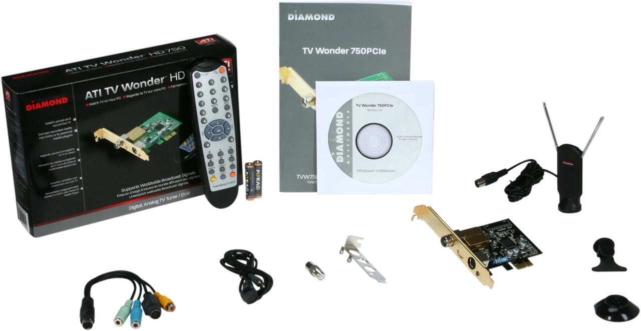 Alt view image 7 of 7 - DIAMOND TVW750PCIE ATI Theater HD 750 Tuner Card