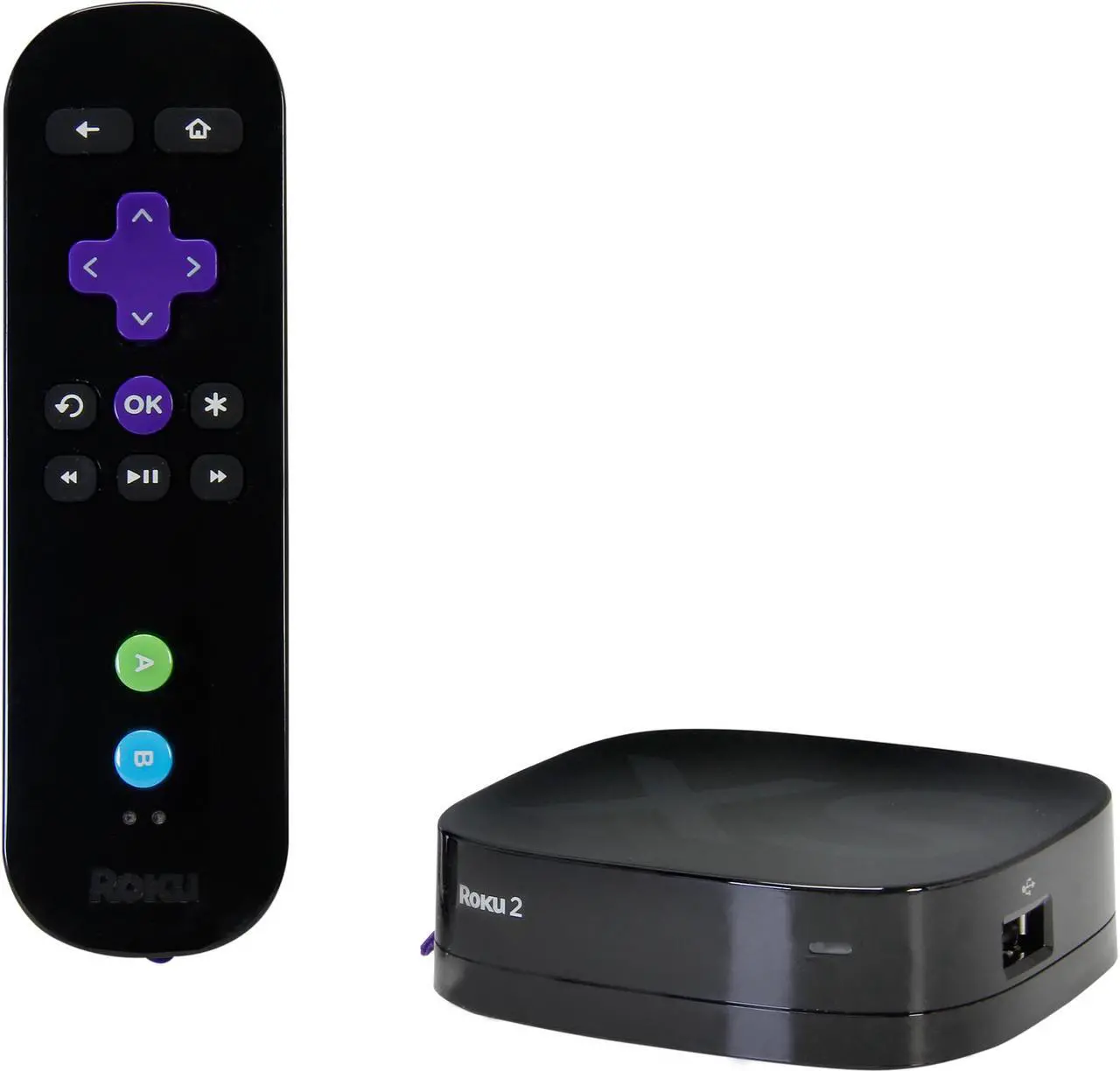 Alt view image 2 of 7 - Roku 2 XS 1080p HD Streaming Media Player Bundle- 2 Motion Sensor Controls Plus 6 ft HDMI Cable & Angry Birds