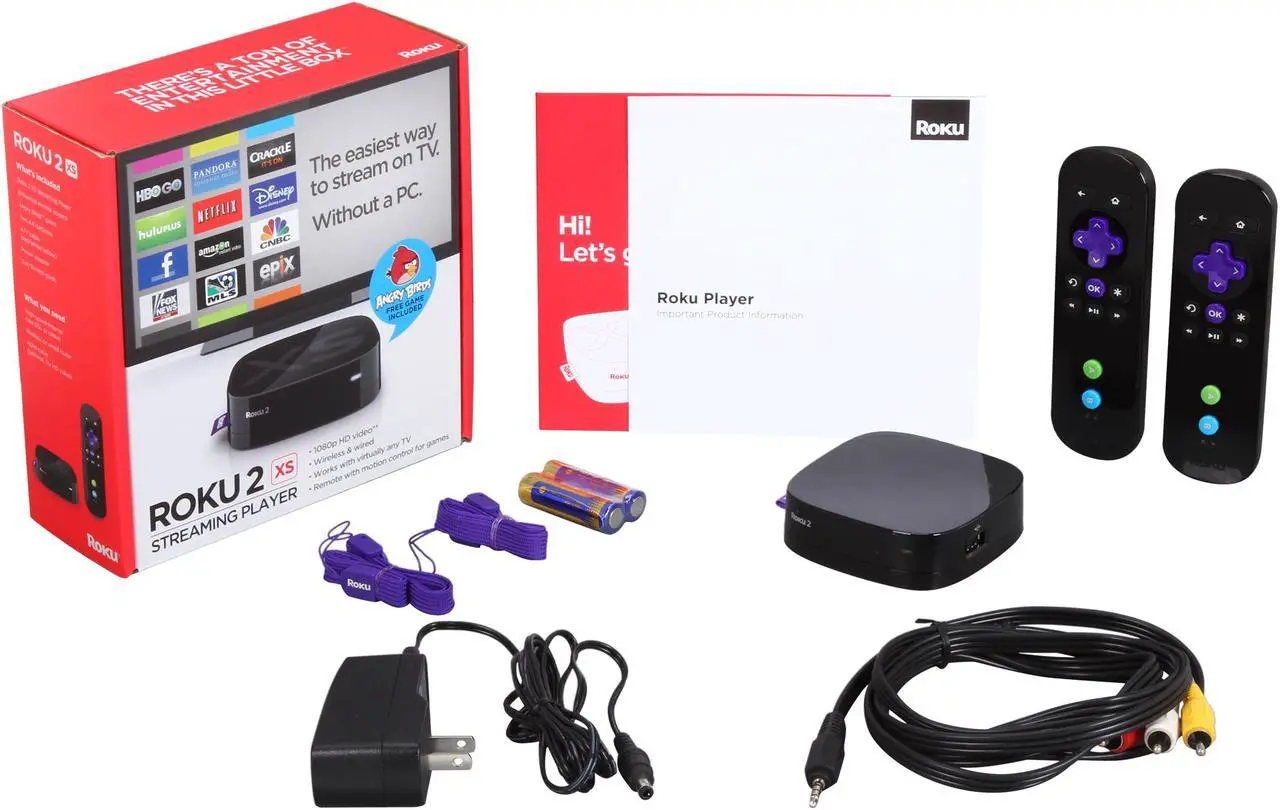 Alt view image 9 of 9 - Roku2 XS Bundle Wireless Streaming Player w/2 game remote& motion controllers