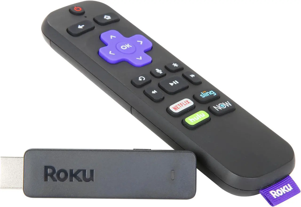 Main image of Roku Streaming Stick | Portable, Power-Packed Player with Voice Remote with TV Power and Volume (2017) (Certified Refurbished)