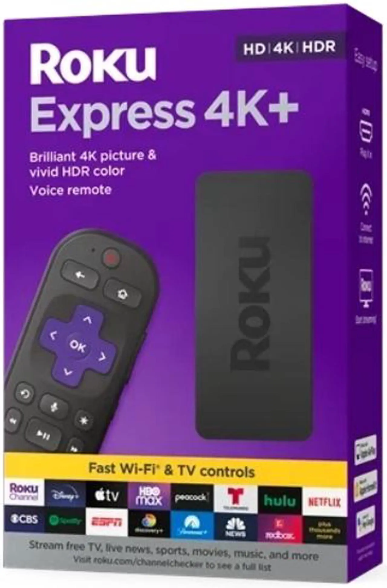 Main image of Roku Express 4K+ | 4K & HDR Streaming Device