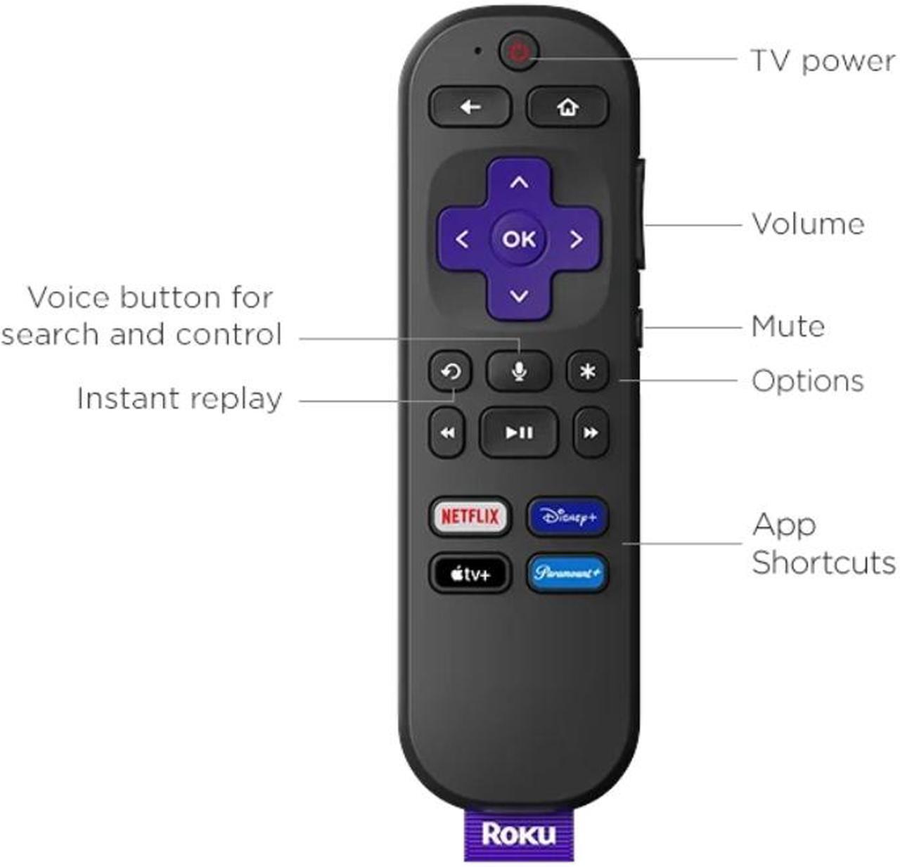 Alt view image 3 of 7 - Roku Streaming Stick 4K | Streaming Device with Voice Remote and Long-Range Wi-Fi