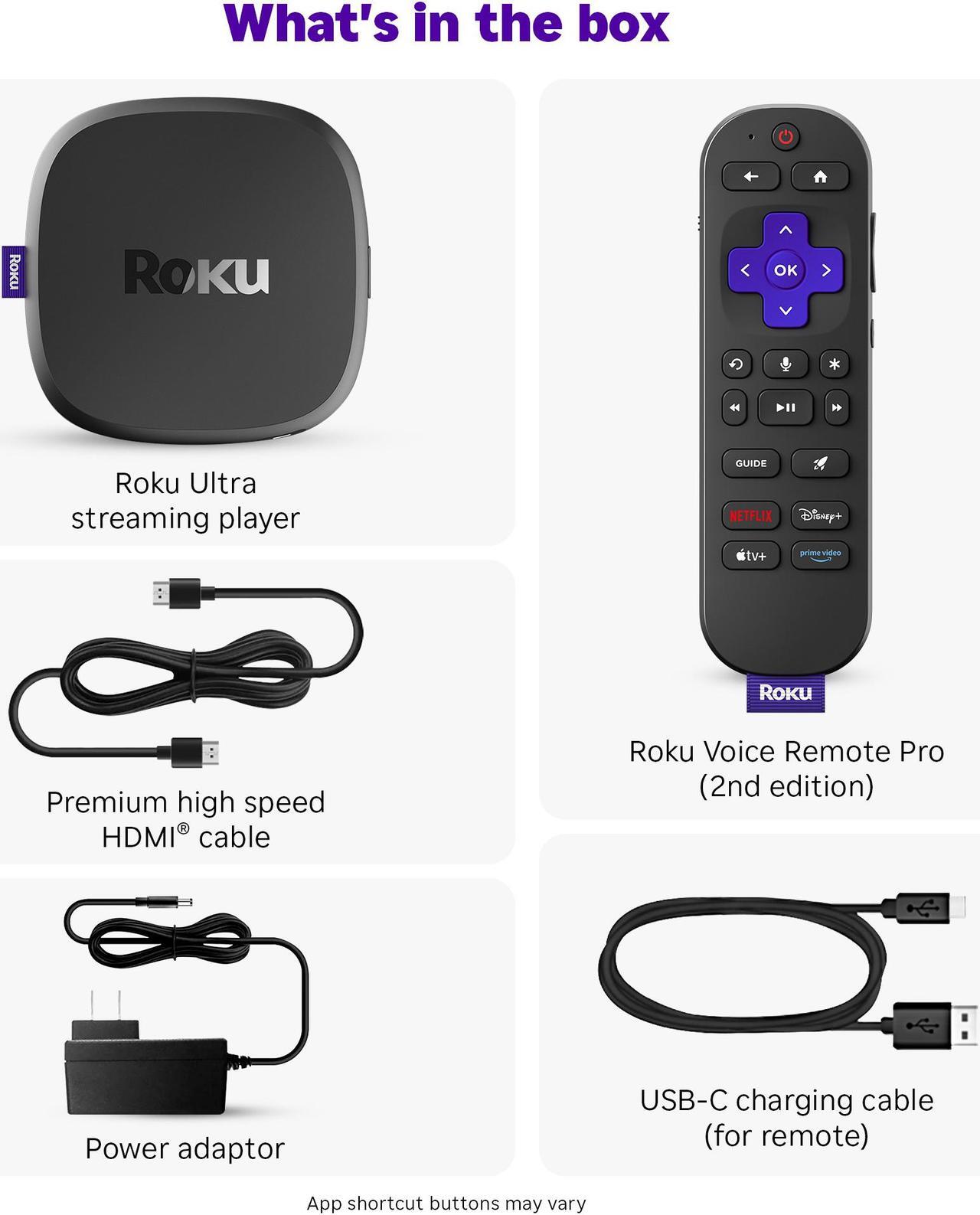 Alt view image 10 of 10 - Roku Ultra 2024 HD/4K/HDR/ Dolby Vision Streaming Player