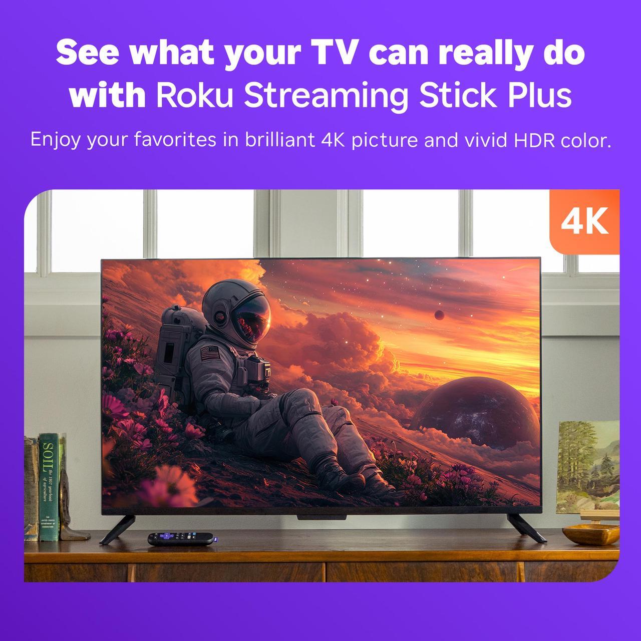 Alt view image 7 of 10 - Roku Streaming Stick 2025 - HD Roku Streaming Device for TV with Voice Remote - Free & Live TV (3840R)