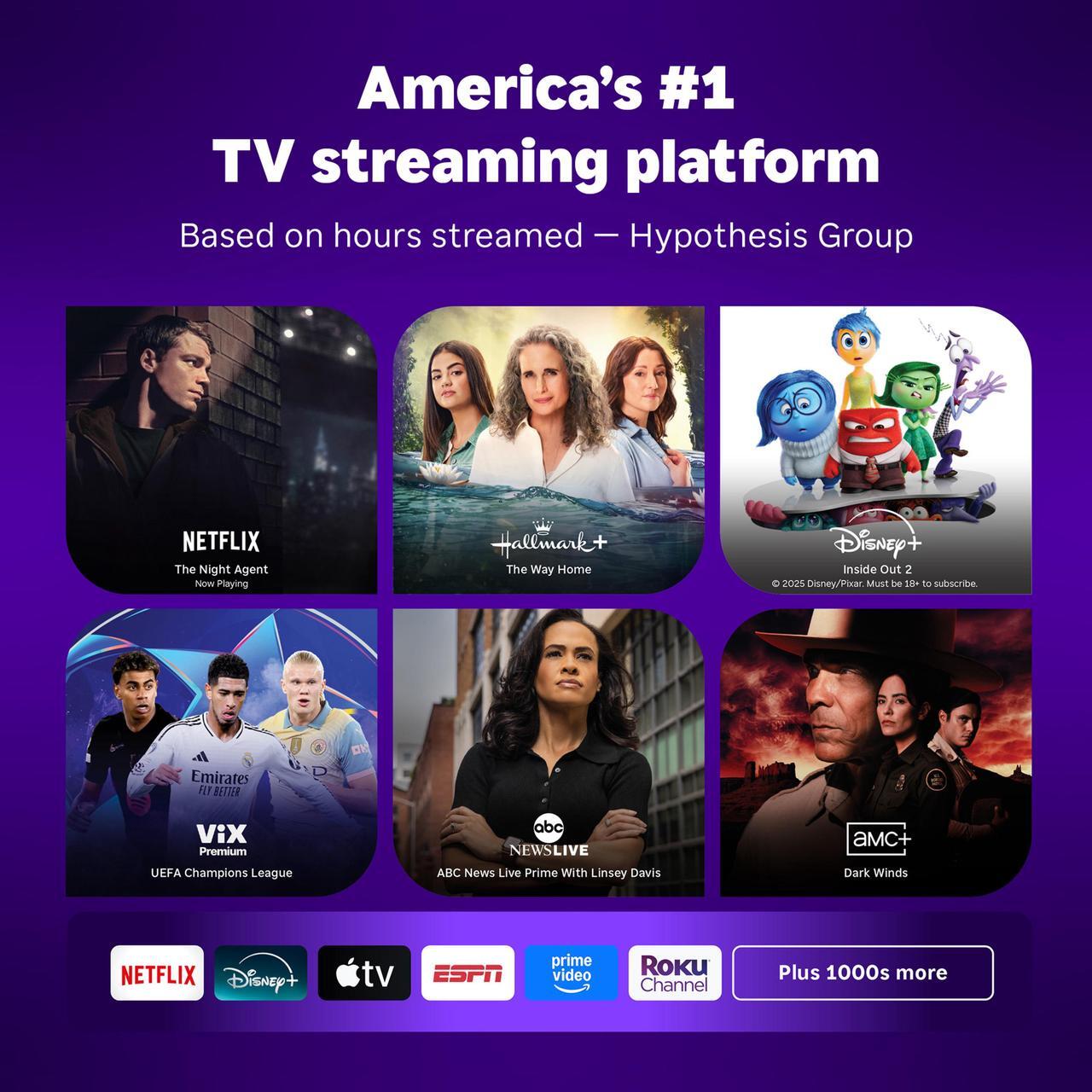 Alt view image 9 of 10 - Roku Streaming Stick 2025 - HD Roku Streaming Device for TV with Voice Remote - Free & Live TV (3840R)