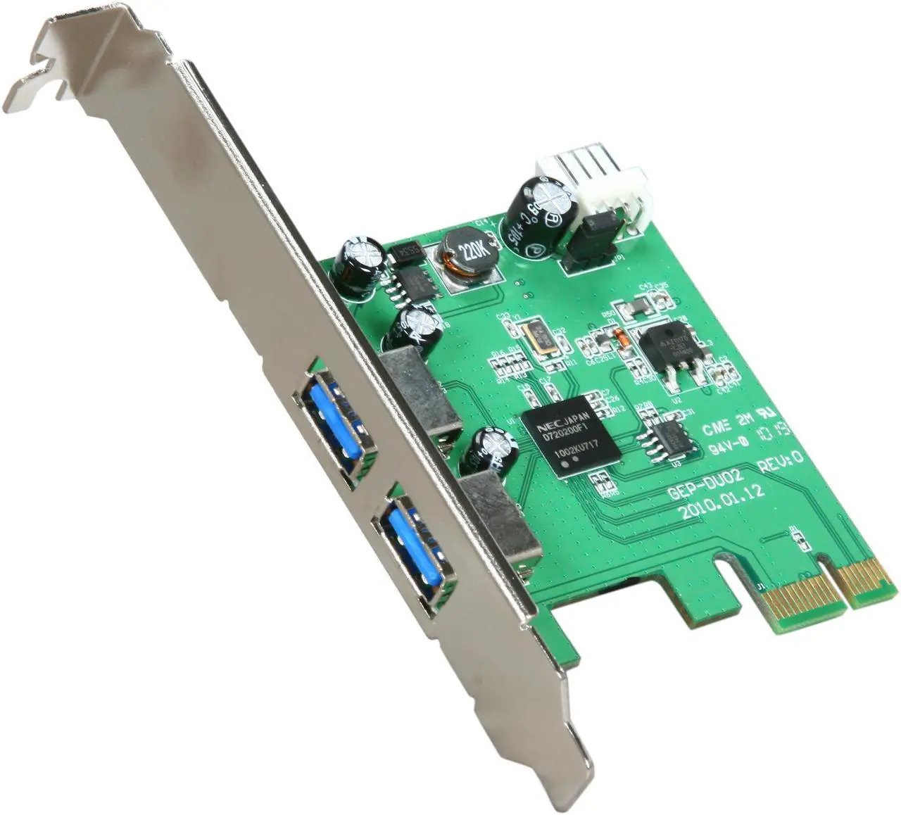 Main image of AVS Gear USB 3.0 PCI Interface Card 2 ports Model UG-USB720202PCIE
