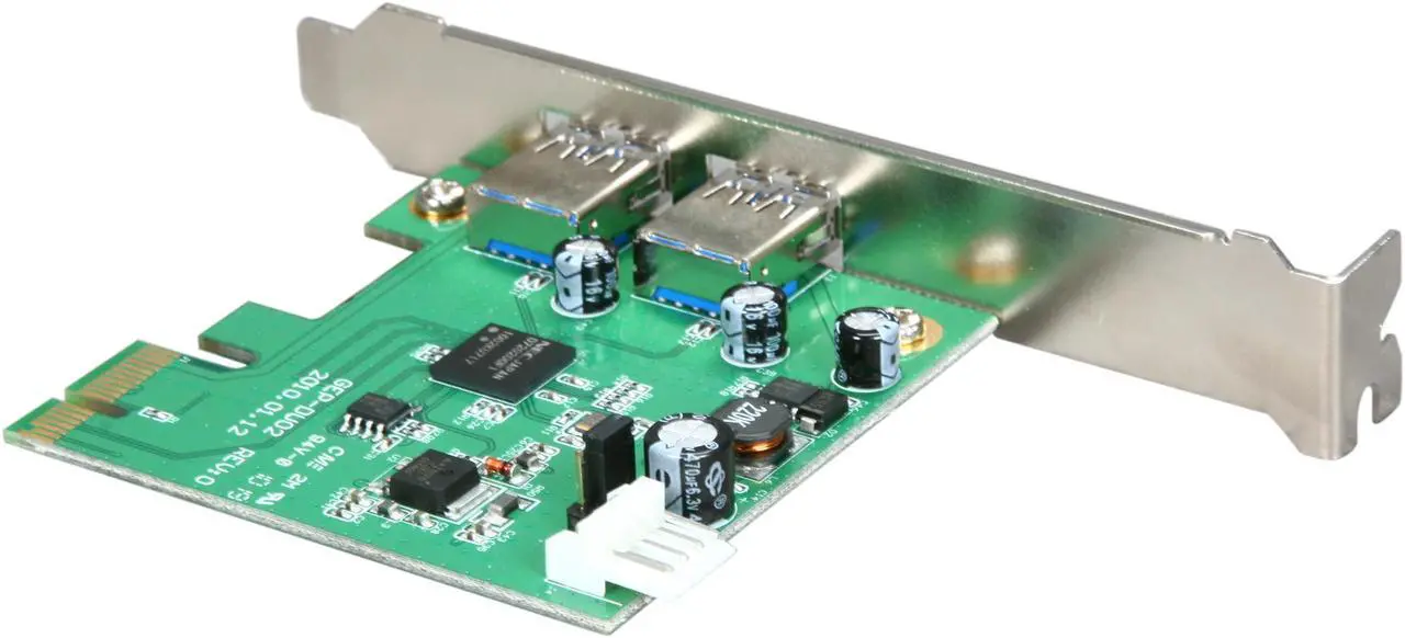Alt view image 5 of 5 - AVS Gear USB 3.0 PCI Interface Card 2 ports Model UG-USB720202PCIE