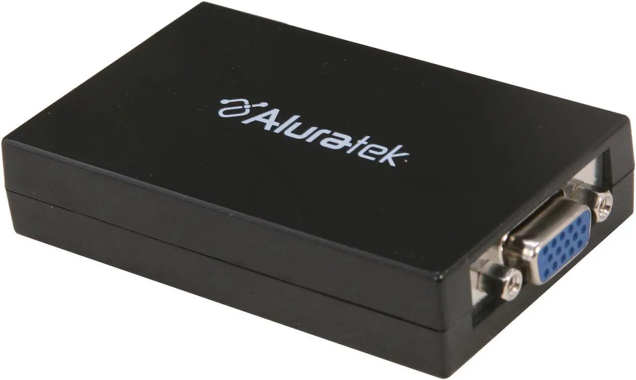 Main image of Aluratek AUV200F USB 2.0 Hi-Res VGA External Video Card Adapter