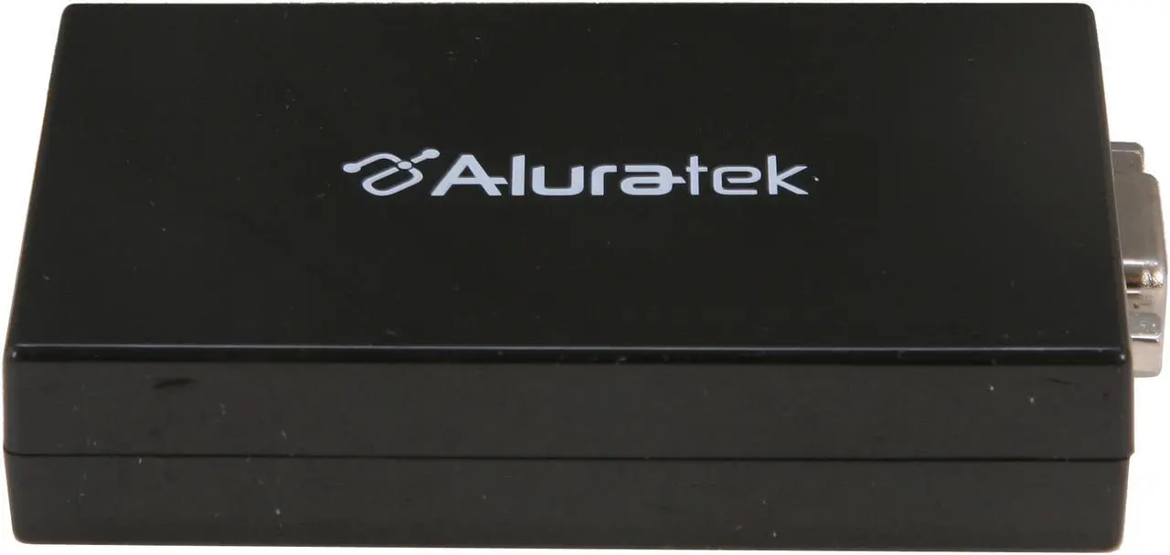 Alt view image 3 of 7 - Aluratek AUV200F USB 2.0 Hi-Res VGA External Video Card Adapter